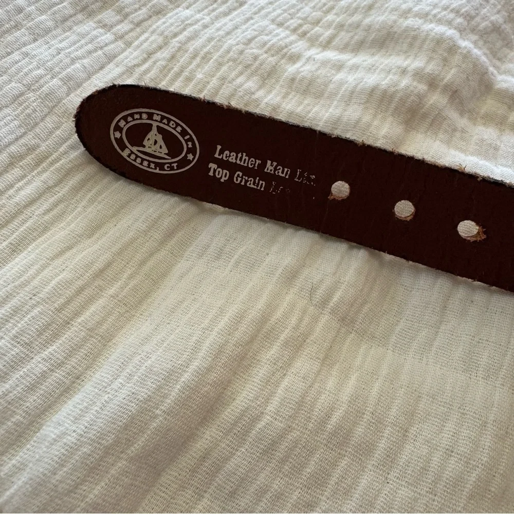 Vintage Leather Man LTD Fabric Ribbon Belt unisex